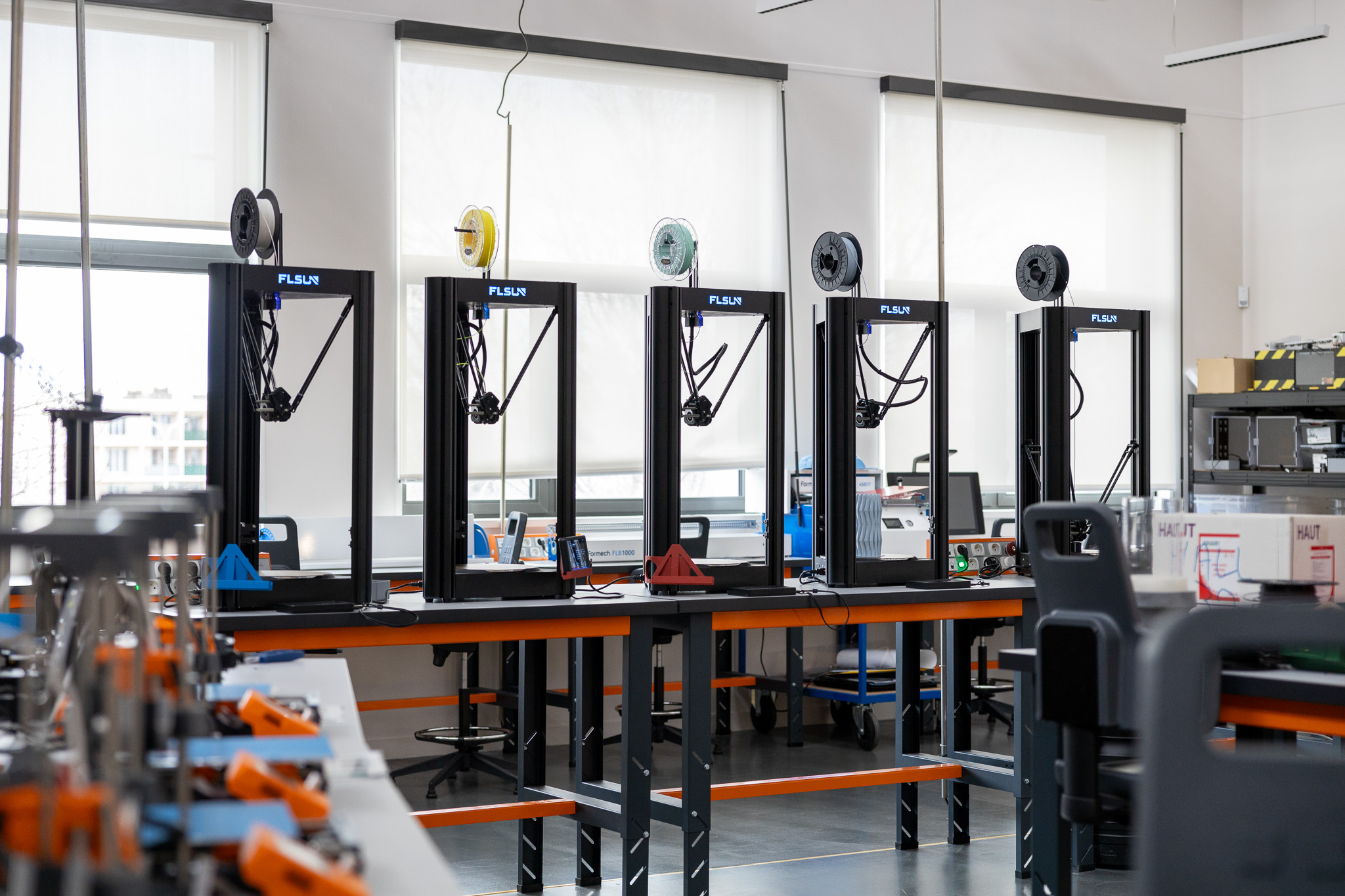 imprimantes 3d FLSUN au fablab de hall 32