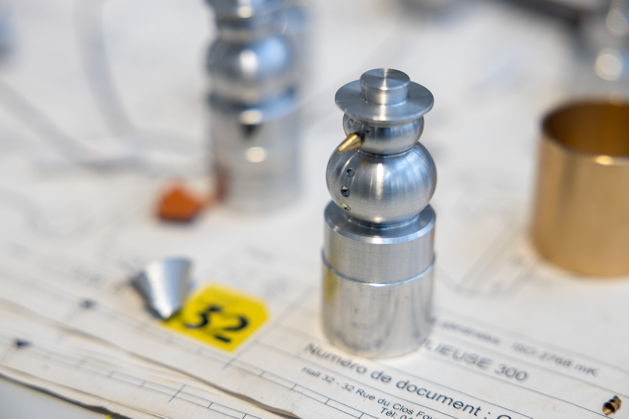 pièce usinée par des bac pro à hall 32