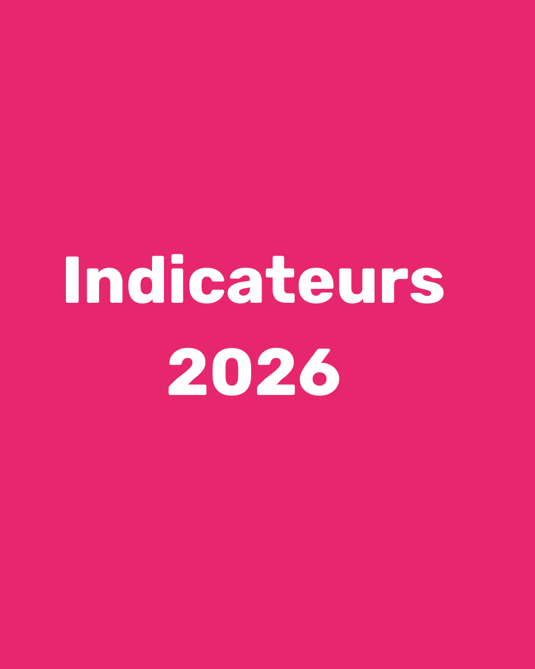 Indicateurs – Session juin 2026