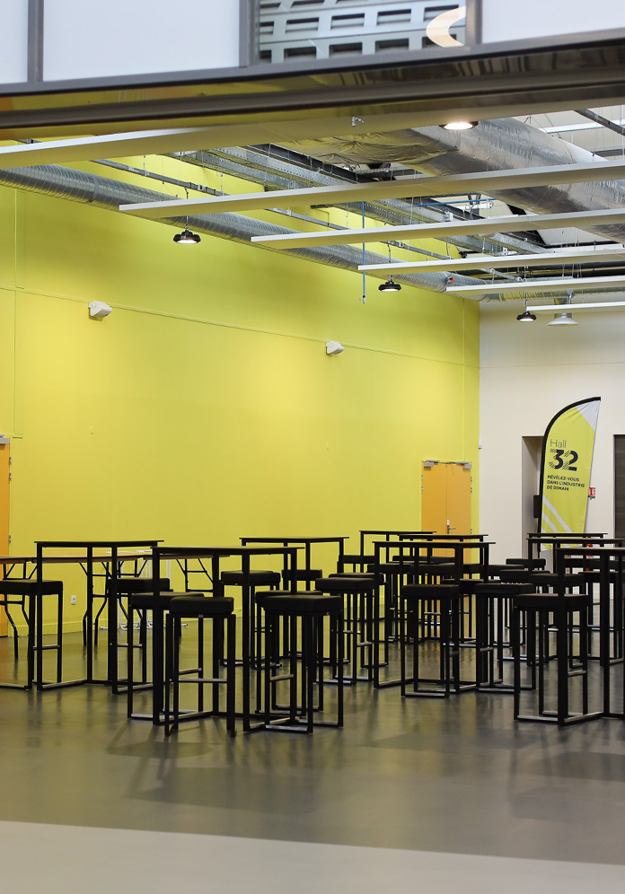 showroom de hall 32 pour organisation de diners, cocktails ou conférences